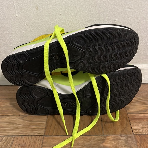 Fila dead stock vintage sneakers woman’s size 8 yello black flames - Picture 5 of 10